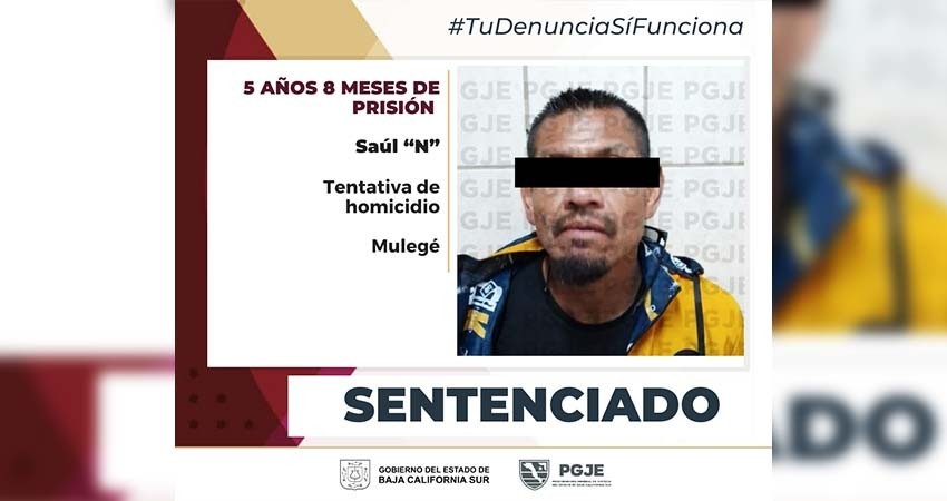 Más de 5 años pasará en prisión Damián “N”, por el delito de tentativa de homicidio