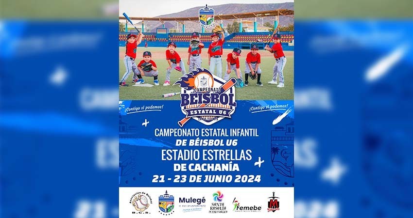 Convoca ayuntamiento de Mulegé al torneo estatal infantil de Béisbol U6