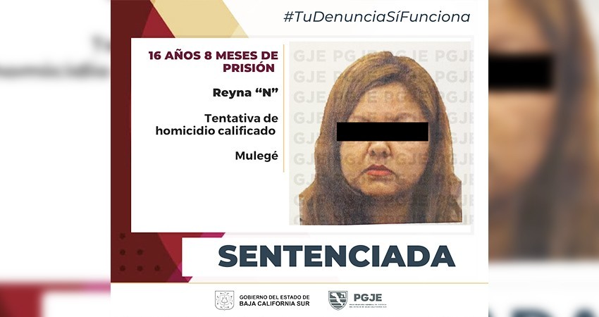 Sentencian a más de 16 años de prisión a Guadalupe “N” culpable de tentativa de homicidio