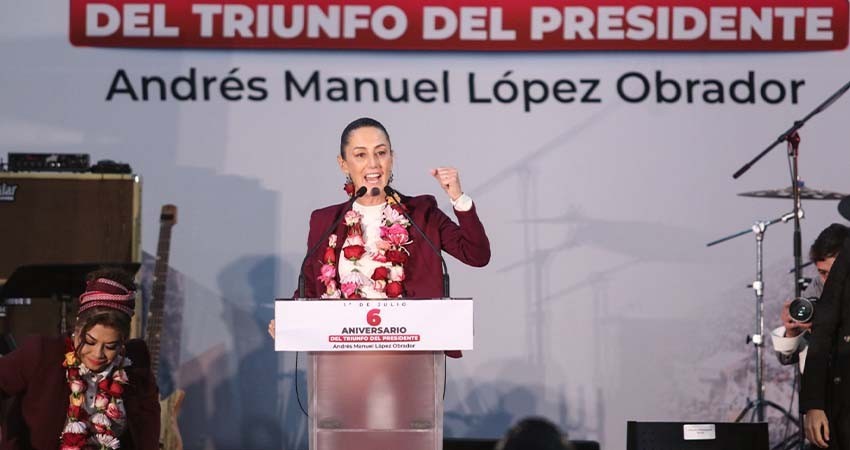 Sheinbaum propone declarar 1 de julio como festivo por victoria de López Obrador en 2018
