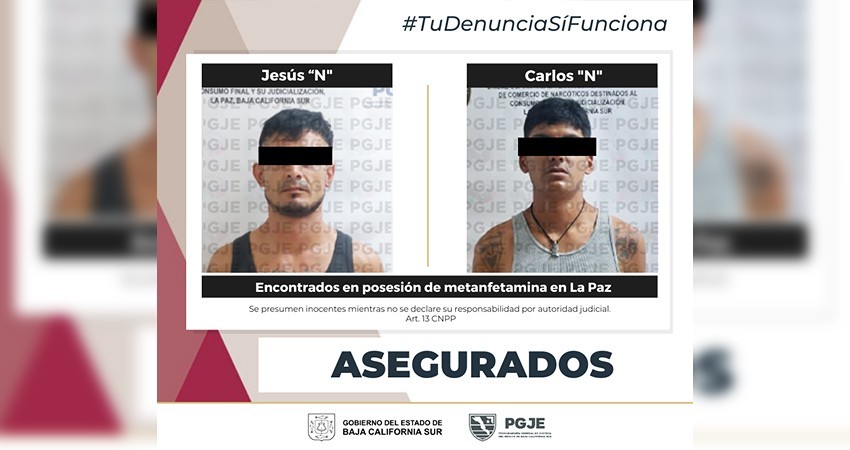 Dos hombres fueron detenidos por venta de drogas
