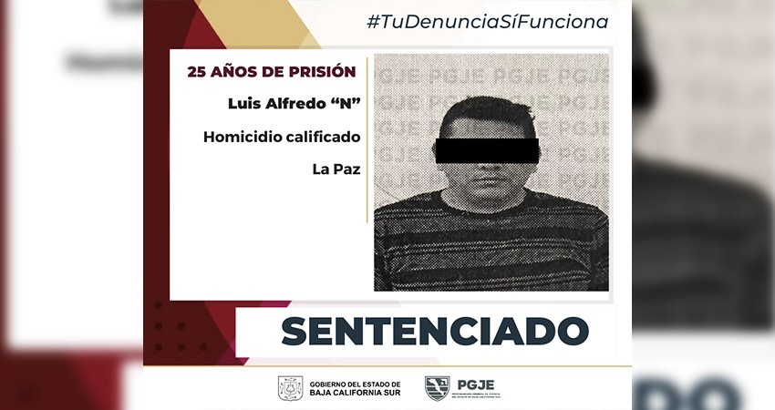 25 años de prisión para culpable de homicidio obtiene PGJE en juicio oral