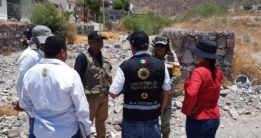 Evalúa Protección Civil Municipal zonas vulnerables de La Paz