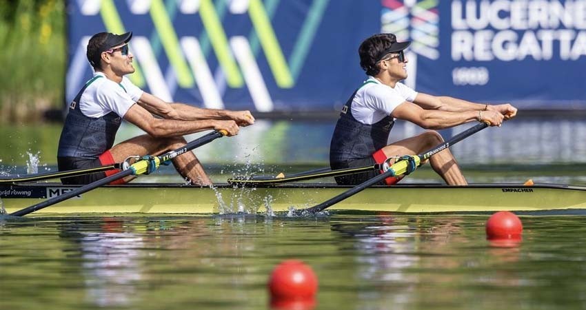 Miguel Carballo y Alexis López en el top 10 Olímpico de Remo