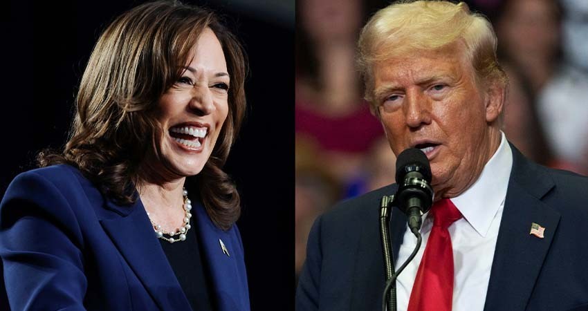 Harris aventaja ligeramente a Trump, revela encuesta