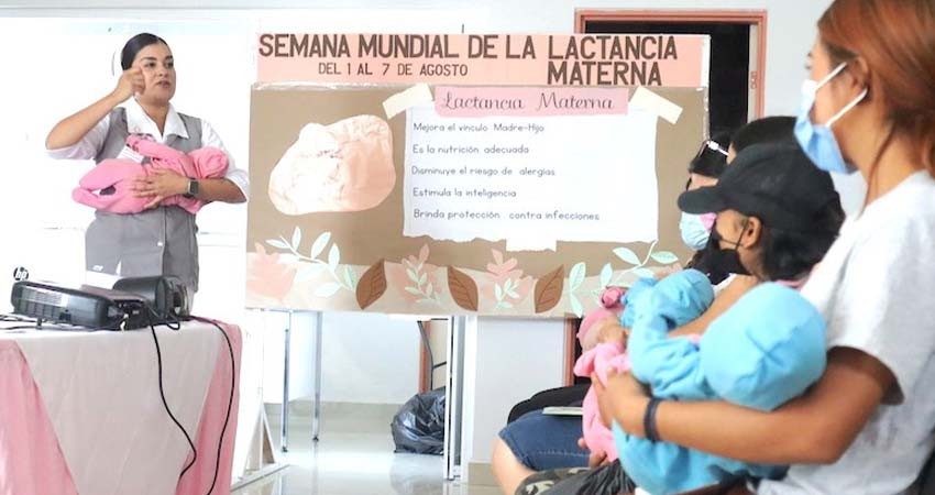 Salud fomenta la práctica de lactancia materna para fortalecer el bienestar de la niñez.
