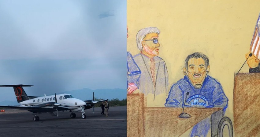 Establece la FGR de dónde salió el avión que trasladó a 'El Mayo' Zambada a EUA