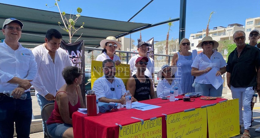 "Cabildo de Los Cabos Vendido", reclaman ciudadanos de El Tezal; exigen la publicación del Programa de Desarrollo Urbano