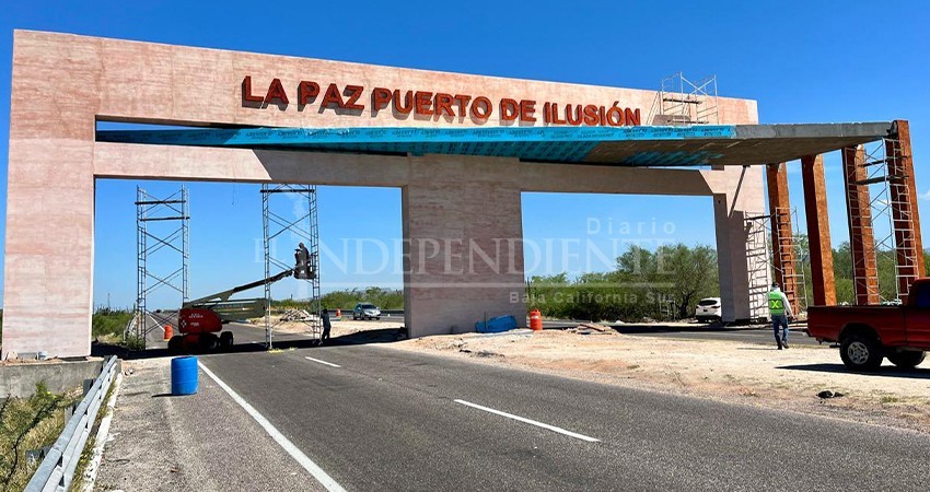 Avanza la obra de la puerta Turística de La Paz