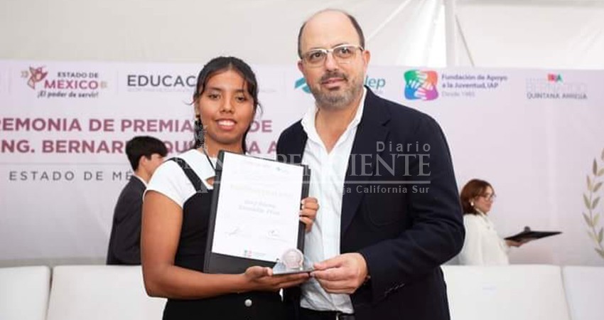 Sury Escamilla, esgrimista de Los Cabos es reconocida a nivel nacional por Mérito al Patriotismo