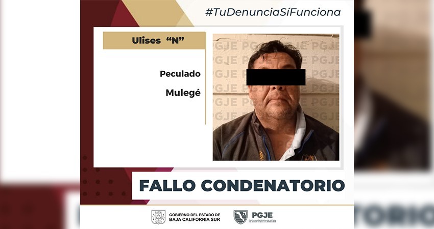Encuentran culpable a Ulises “N” por peculado en agravio del gobierno estatal en Santa Rosalía