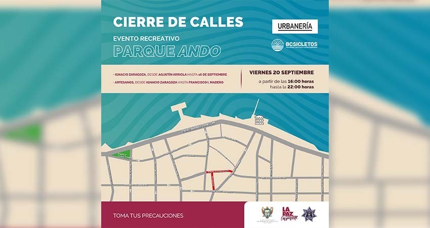 Anuncian cierre de vialidades en el Centro Histórico por el evento “Parqueando 2024”