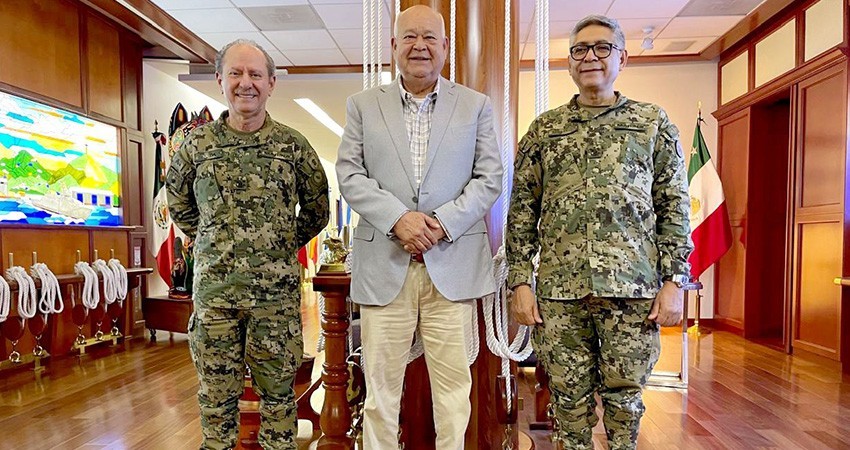 Fortalecen lazos de coordinación entre el gobierno de Baja California Sur y la Secretaría de Marina