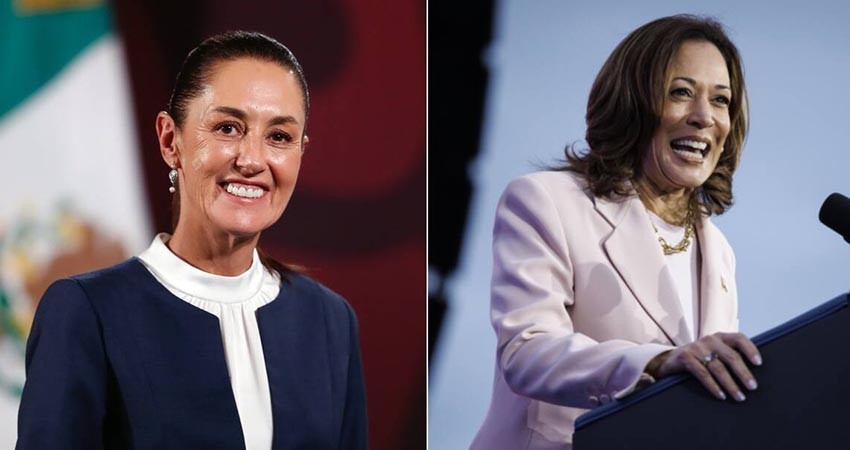 Harris felicita a Sheinbaum y dice que desea fortalecer la cooperación bilateral