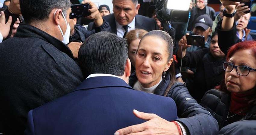 Sheinbaum acude a dar el último adiós a Ifigenia Martínez