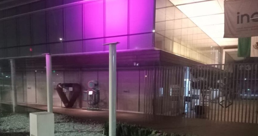 Vandalizan sede del INAI en CDMX     7