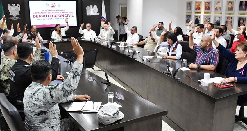 Instalan en La Paz el Consejo Municipal de Protección Civil