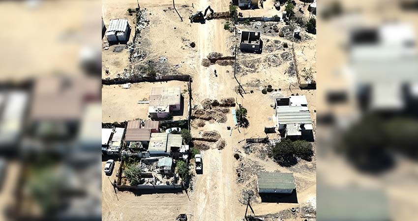 Trabaja CEA en cinco obras de mejoramiento del servicio de agua potable y drenaje en Mulegé