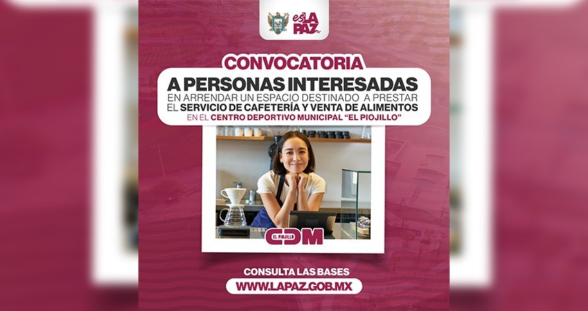 Lanza Ayto de La Paz convocatoria para el arrendamiento de espacios para la venta de alimentos en el “El Piojillo”