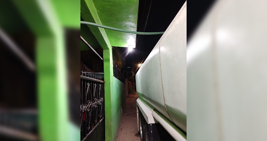 OOMSAPAS La Paz detecta desvío de agua potable para el llenado de una pipa particular