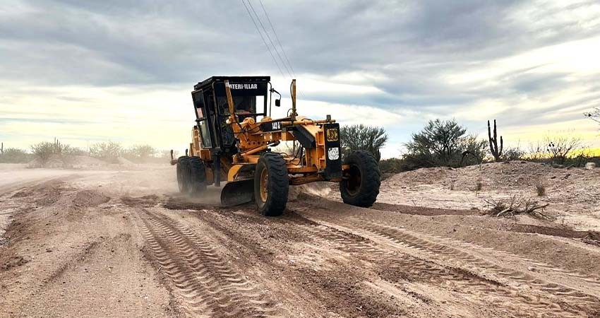 En Comondú inician pavimentación del camino entre los ejidos ley federal de aguas 3 al 4