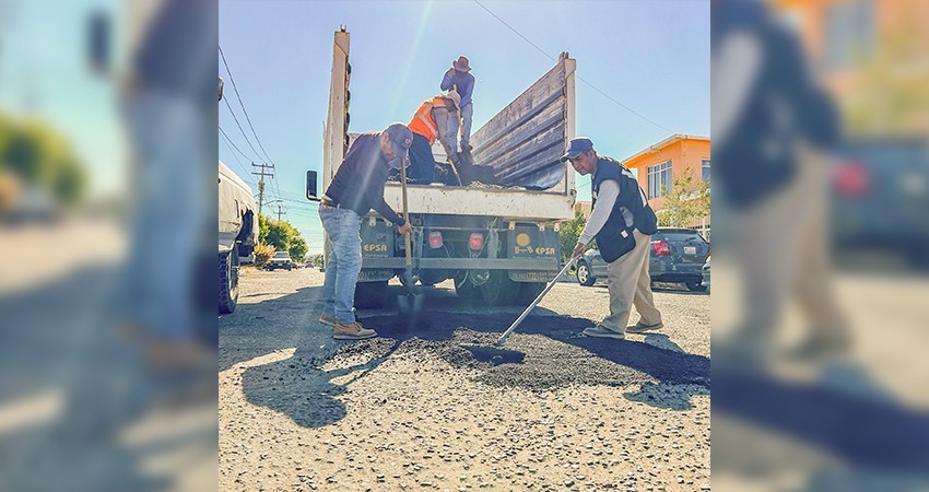 Servicios Públicos Municipales inicia “Programa de Bacheo” en La Paz