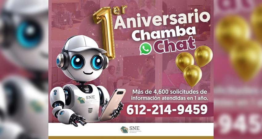 Facilita “Chamba chat” la atención de más de 4 mil 600 personas, durante el primer año