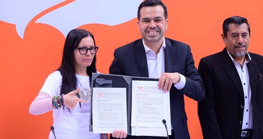 Se registra Máynez como candidato a la dirigencia nacional de MC