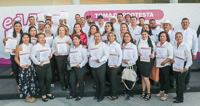 Milena Quiroga toma protesta a Delegados, Subdelegadas y Subdelegados de La Paz