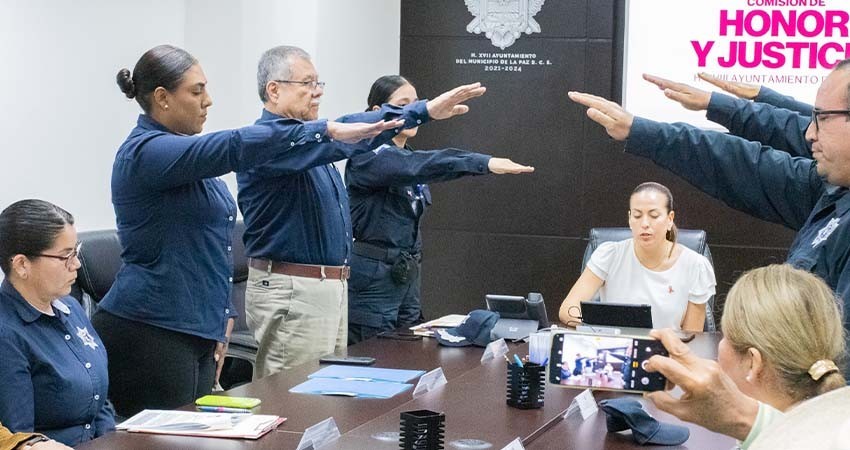 Milena Quiroga instala las Comisiones de Honor y Justicia, y del Servicio Profesional de Carrera Policial en Seguridad Pública Municipal