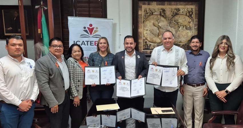 Acuerdan impulsar la profesionalización de las y los cabeños: ICATEBCS