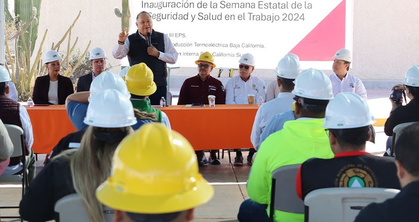 STBYDS inaugura la semana estatal de seguridad y salud en los centros de trabajo 2024