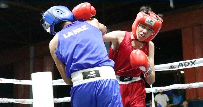 Se realiza con éxito el selectivo municipal de boxeo en La Paz