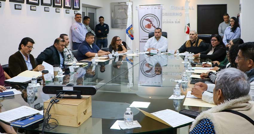 Trabaja gobierno de BCS en avances y estrategias en materia de búsqueda de personas