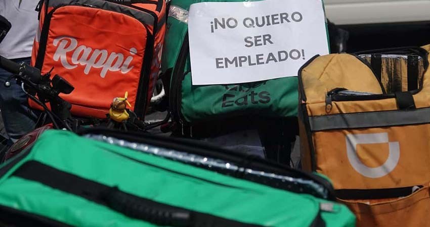 ‘No queremos que senadores nos impongan más impuestos u horarios’: repartidores