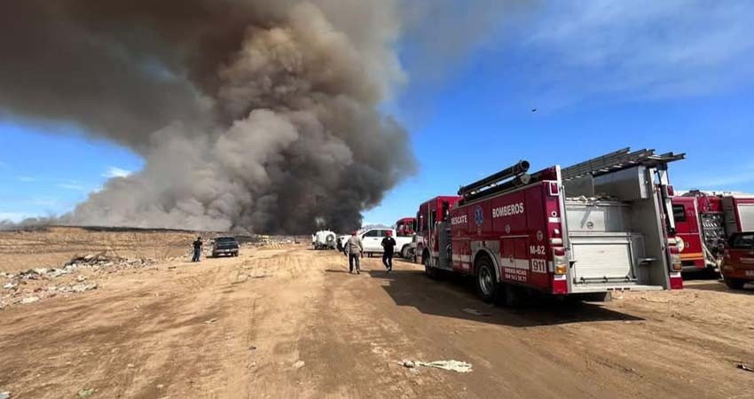 Continúan trabajos de contención en el relleno sanitario de La Candelaria