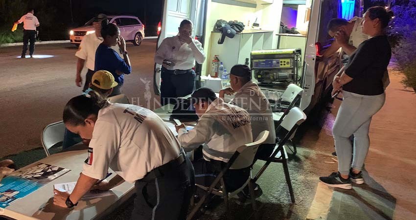Autoridades aumentarán operativos de alcoholimetría en Los Cabos