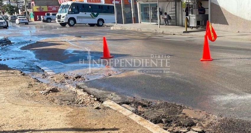 OOMSAPAS: Se pierden hasta 45 litros de agua por segundo a causa de fugas en la red de Los Cabos