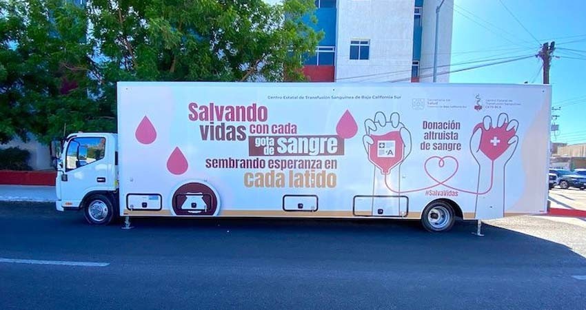 Invierte gobierno de BCS 3.6 MDP en una nueva unidad móvil para el Centro Estatal de Transfusión Sanguínea