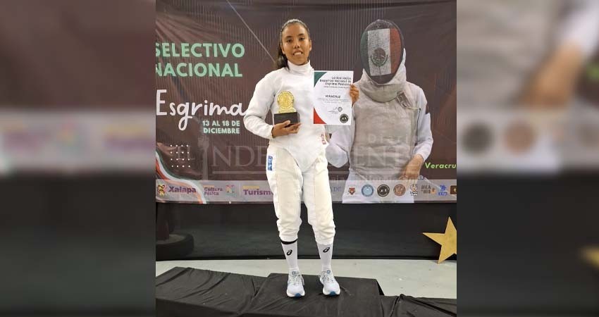 Esgrimista cabeña participará en Juegos Panamericanos Asunción 2025 