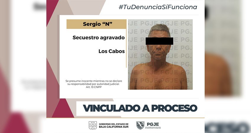 Vinculan a proceso de Sergio “N” por el delito de secuestro agravado