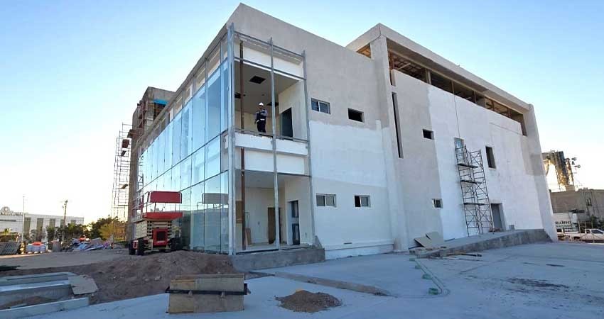 Al 90 % la obra del nuevo Centro Integral de Finanzas de BCS