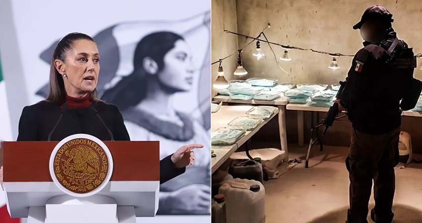Rechaza Sheinbaum que fentanilo se produzca en México