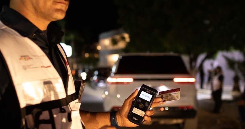 A 10 personas les retiraron sus vehículos por conducir con elevados niveles de alcohol