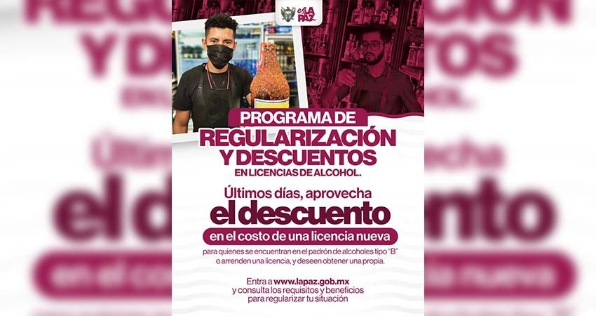 Por culminar el programa de descuentos para regularizar licencias de alcohol