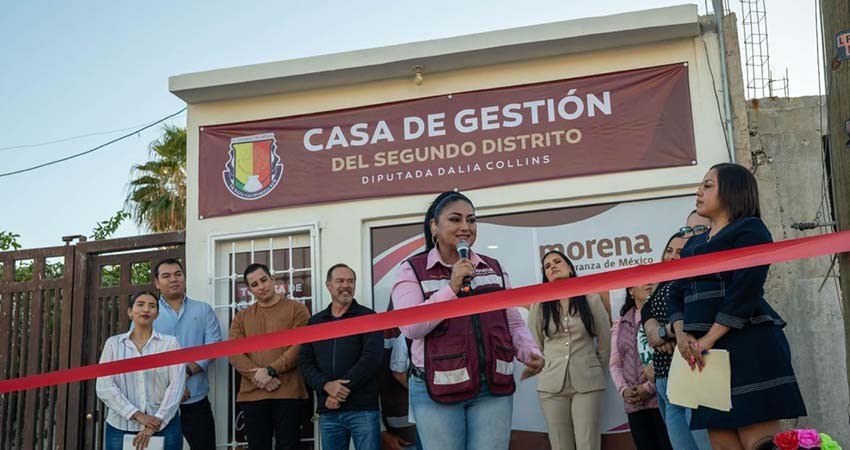 Inauguran Casa de Gestión y Atención Ciudadana de la diputada Dalia Collins Mendoza