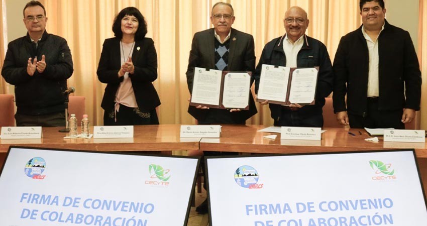 Firman convenio CECyTEBCS y UABCS para fortalecer la educación y vinculación académica