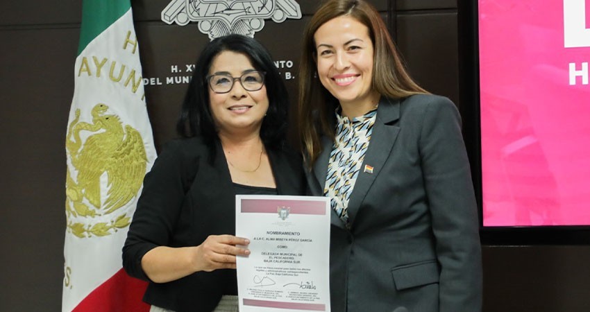 Toma protesta la nueva delegada de El Pescadero