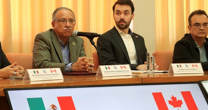 UABCS busca fortalecer lazos con Canadá en materia académica