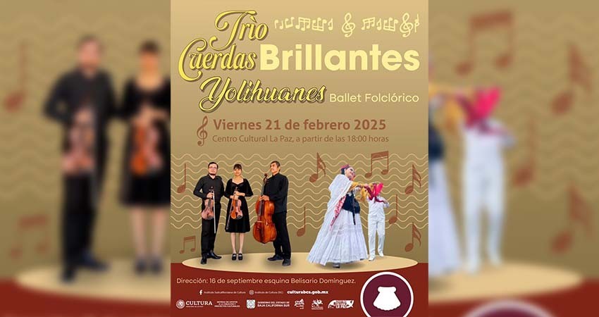 Ofrecerá Centro Cultural La Paz una noche de música y folclor